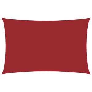 vidaXL Zonnescherm rechthoekig 5x8 m oxford stof rood