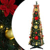 vidaXL Kunstkerstboom met 50 LED met standaard Groen 125 cm PVC