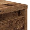 vidaXL Salontafel met lades 70,5x70x40 cm oud hout