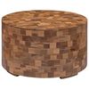 vidaXL Salontafel 60x60x35 cm massief teakhout