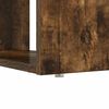 vidaXL Bureau met plank Gerookt eiken 113 x 54 x 120 cm Bewerkt hout