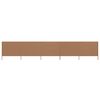 vidaXL Windscherm 5-panelen 600x160 cm stof taupe