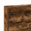 vidaXL Opberghoofdbord met plank Gerookt eiken 100 cm Bewerkt hout