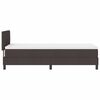 vidaXL Boxspringbed met matras Donkerbruin 80 x 200 cm Stof