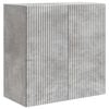 vidaXL Wandkast 59 x 31 x 60 cm Bewerkt hout Betongrijs