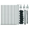 vidaXL Afrasteringspaal Groen 25 x 0,6 m (60 x 60 mm gaas)