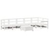 vidaXL 7-delige Loungeset massief grenenhout wit