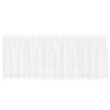 vidaXL Kantgordijn met gordijnen Bloemen Wit 80 x 400 cm Polyester