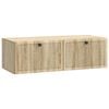 vidaXL Wandbeugel TV-kast Sonoma Eiken 98 x 41 x 30 cm Bewerkt hout