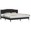 vidaXL Bedframe met hoofdeinde Zwart 180 x 200 cm Fluweel