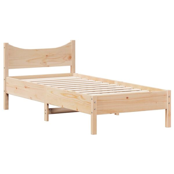 vidaXL Bedframe zonder matras massief grenenhout 90x200 cm