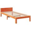 vidaXL Bedframe zonder matras massief grenenhout wasbruin 80x200 cm