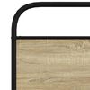 vidaXL Bedframe zonder matras bewerkt hout sonoma eikenkleur 90x200 cm