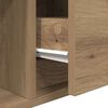 vidaXL TV-meubel 60x31x25,5 cm bewerkt hout artisanaal eikenkleur