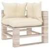 vidaXL 5-delige Loungeset met kussens pallet grenenhout