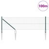 vidaXL Afrasteringspaal Groen 100 x 0,8 m (19 x 19 mm gaas)