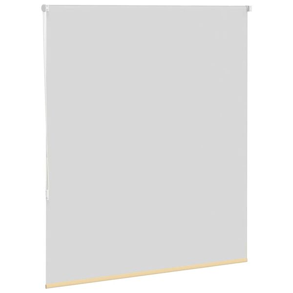 vidaXL Rolgordijn verduisterend 130x175 cm stofbreedte 126,6 cm beige