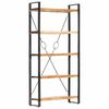 vidaXL Boekenkast met 5 schappen 90x30x180 cm massief acaciahout