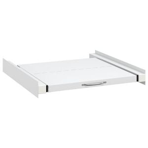 vidaXL Wasmachinestapelset met uittrekbaar schap