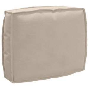 vidaXL Kussen Oxford Stof Taupe 50 x 40 x 12 cm