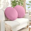 vidaXL Zitkussens 2 pcs Roze &Oslash;80 x 29 cm Stof