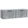 vidaXL Wandbeugel TV-kast Grijs sonoma 98 x 31 x 30 cm Bewerkt hout