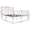 vidaXL Bedframe massief grenenhout 160x200 cm