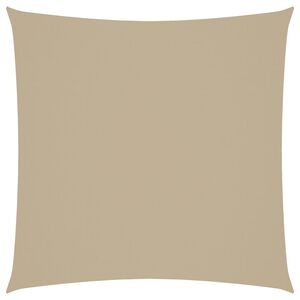 vidaXL Zonnescherm vierkant 2x2 m oxford stof beige