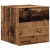vidaXL Tv-meubelset Wandgemonteerd 8 pcs Oud Hout Bewerkt hout