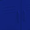 vidaXL Opbergkast 60x35x56 cm staal marineblauw