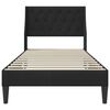 vidaXL Bedframe met hoofdeinde Zwart 80 x 200 cm Fluweel