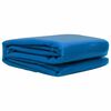 vidaXL Zonne zwembaddeken extra zwaar &Oslash; 488 cm 400 &mu;m Rond PE Blauw
