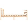vidaXL Bedframe massief hout 75x190 cm