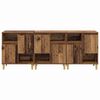 vidaXL Dressoirs 3 pcs Oud Hout 60 x 35 x 70 cm Bewerkt hout