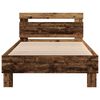 vidaXL Bedframe Oud hout 75 x 190 cm Bewerkt hout