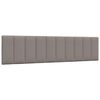 vidaXL Bedframe zonder matras "Hanko" stof taupe 200x200 cm