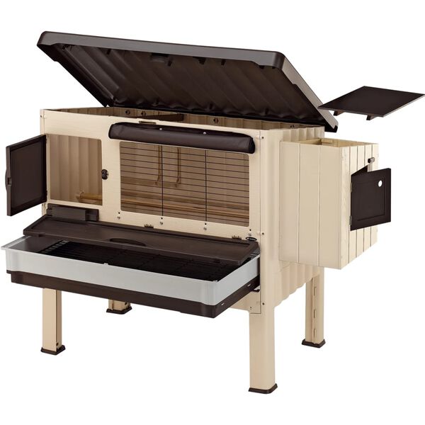 Ferplast Kippenhok Happy Farm 120 kunststof beige