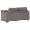 vidaXL Bank 3 pcs Taupe 219 x 80 x 82 cm Linnen-mix stof