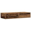 vidaXL Bedlades met lade Oudhout 100 x 36,5 x 16,5 cm Bewerkt hout