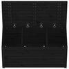 vidaXL Tuinbox 101x50,5x46,5 cm massief grenenhout zwart