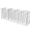 vidaXL Gabion plantenbak verhoogd 270x50x100 cm gegalvaniseerd staal