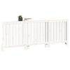 vidaXL Radiatorombouw 210x21x85 cm massief grenenhout wit