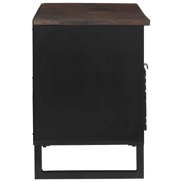 vidaXL TV Eenheden met lade Walnotenhout 105 x 33 x 46 cm Bewerkt hout