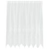 vidaXL Kantgordijn Wit 160 x 200 cm Polyester