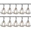 Luxform Tuinfeestverlichting solar LED 10 st Sousse goudkleur