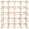 vidaXL Wijnrek voor 20 flessen 46,5x23x46,5 cm massief grenenhout