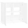vidaXL Aquariumstandaard 81x36x73 cm bewerkt hout wit