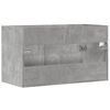 vidaXL Wastafelkast 90x38,5x46 cm bewerkt hout betongrijs