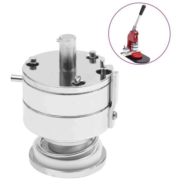 vidaXL Mal voor buttonmaker verwisselbaar 37 mm