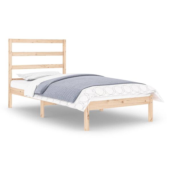 vidaXL Bedframe massief hout 90x190 cm
